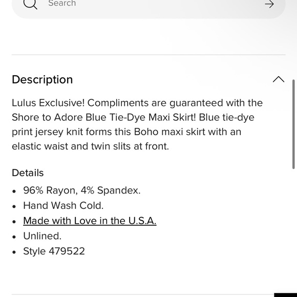 LULUS - NWT SHORE TO ADORE TIE DYE MAXI SKIRT - Picture 6 of 16